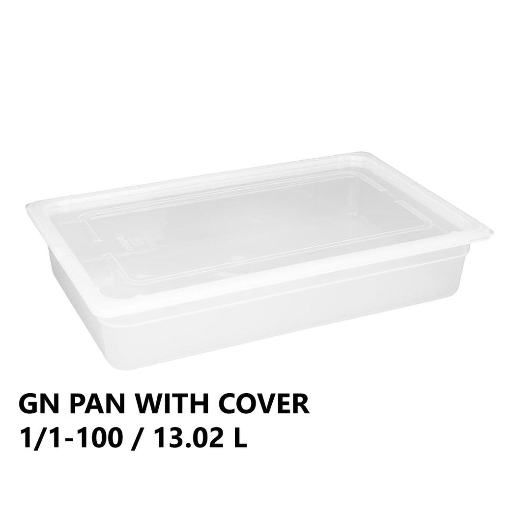 Gastronorm Plastic Storage Container 1/1 100 mm - 13.02L