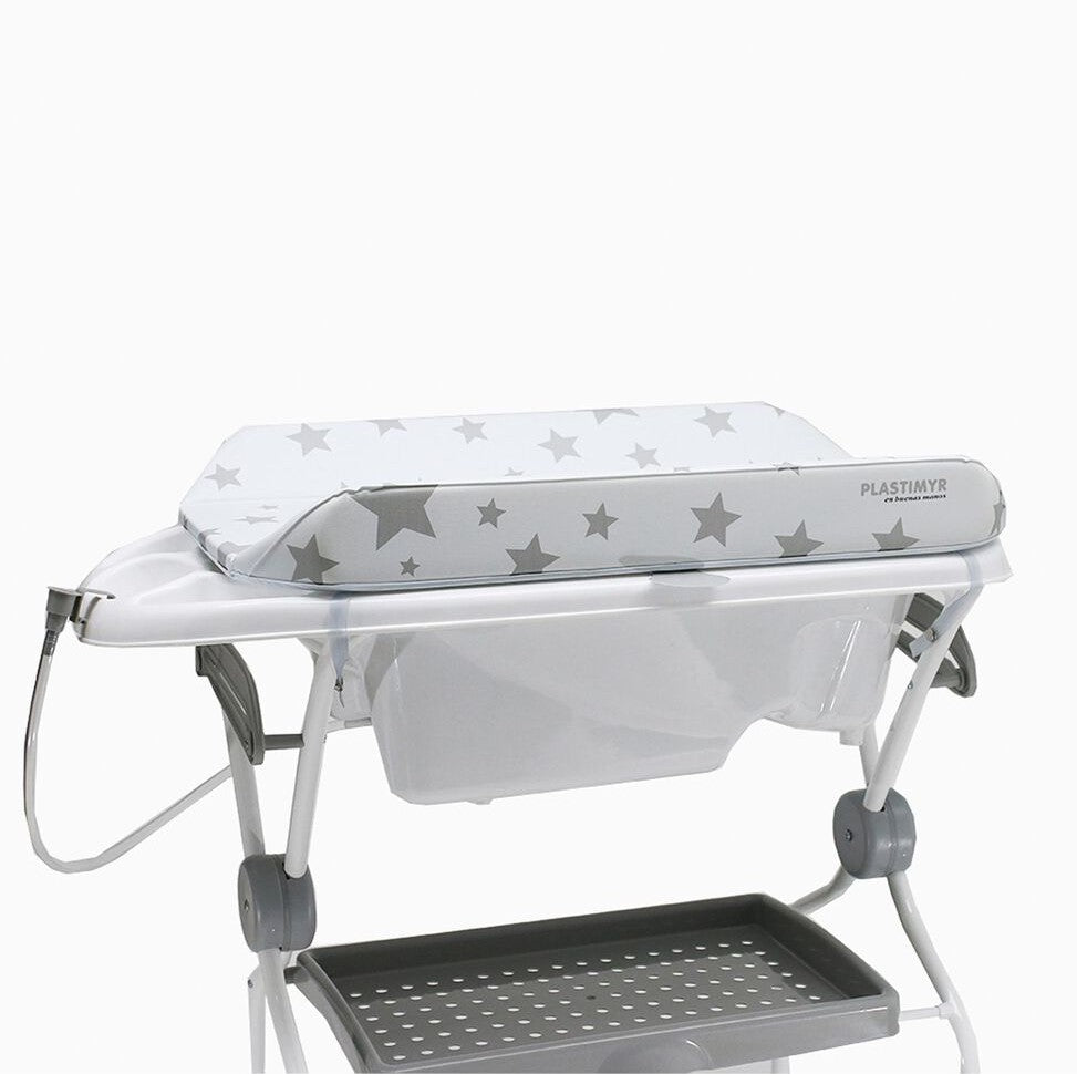 Plastimyr Rigid Changing Mat Safari Grey, Padded Edges