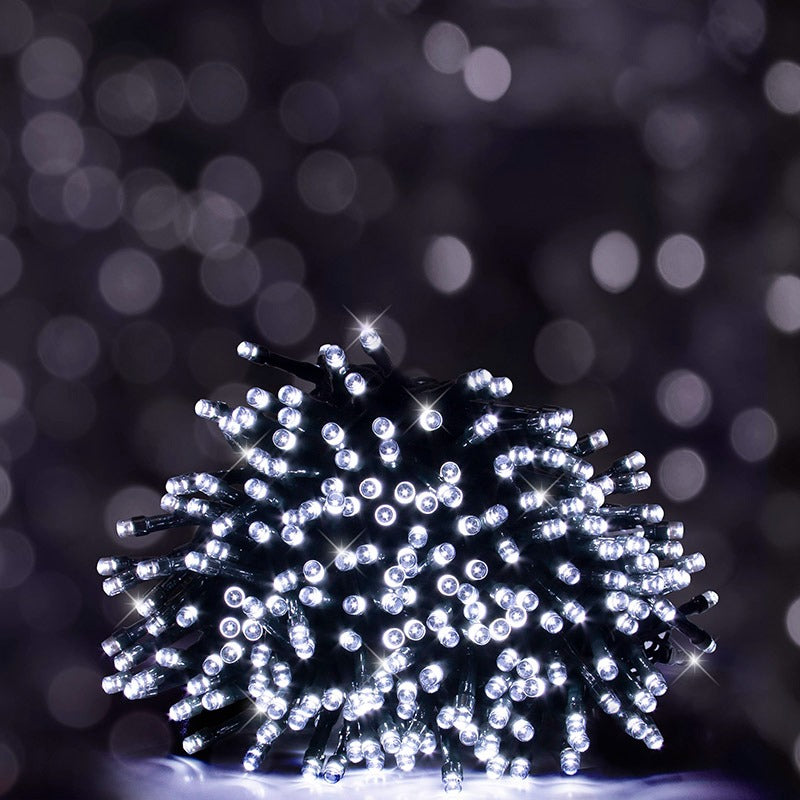 (Net) Solar Led 14 M 200 White Lights