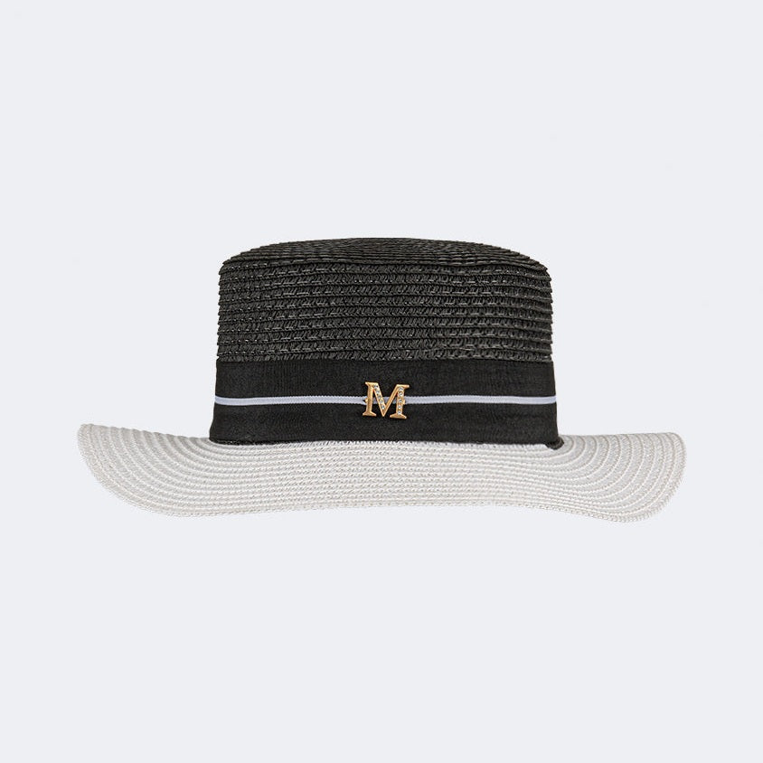 Top Ten Stylish Women Beach Cordobes Hat White/Black - Medaid International
