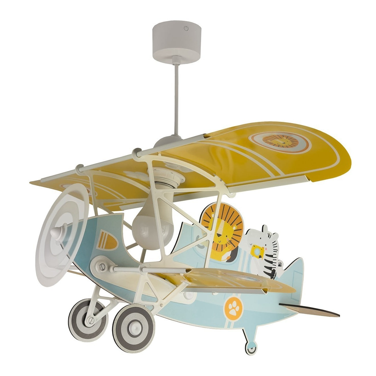 Dalber Children's Hanging Lamp Airplane Little Lion Nursery Light