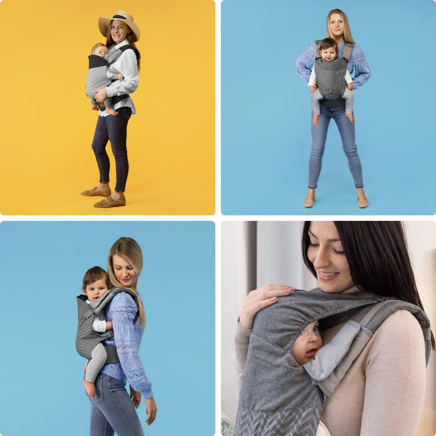 Lionelo - Baby Carrier - Margareet wave