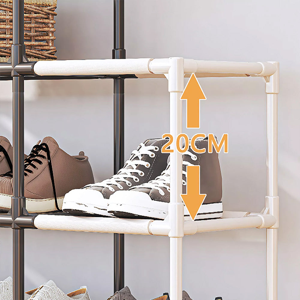 Multifunction Double-color Matching Shoe Rack Organizer