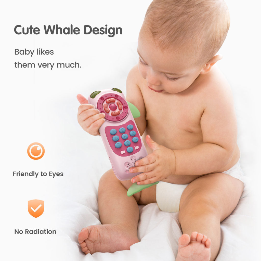 Tumama Kids - Whale Remote Control & Mobile Phone - 2in1 - Blue