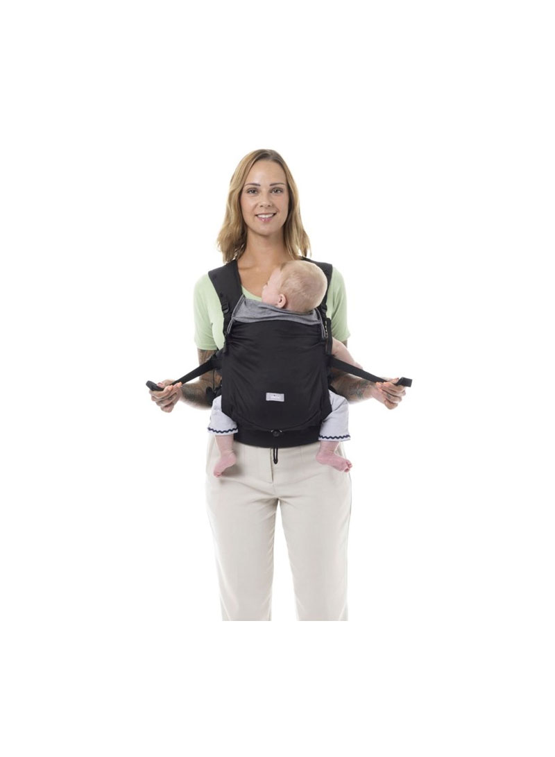 Chicco - Skin Fit Carrier - With Neck Support &Protective Hood - Black