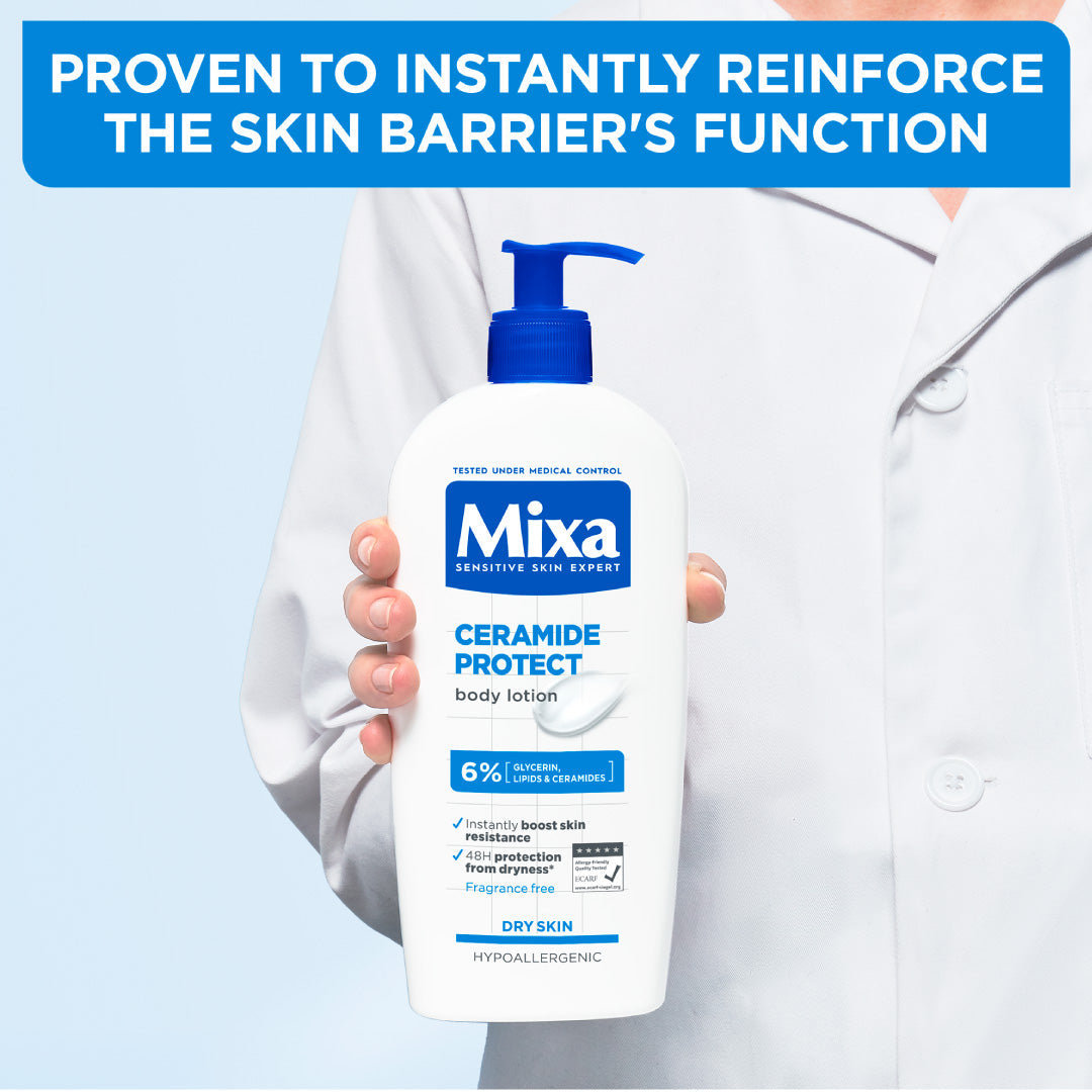 Mixa Ceramide Protect Body Lotion - For Dry, Very Dry and Sensitive Skin - 250 ml