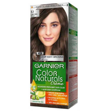Garnier color naturals # 5.1 deep ashy light brown