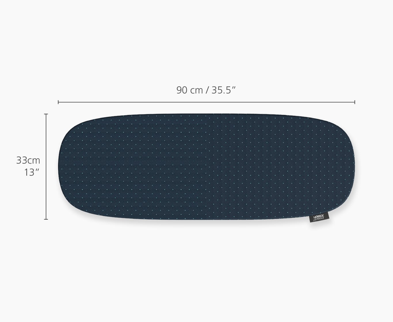 Joseph Joseph Pocket Plus Folding Ironing Board with Advanced Cover