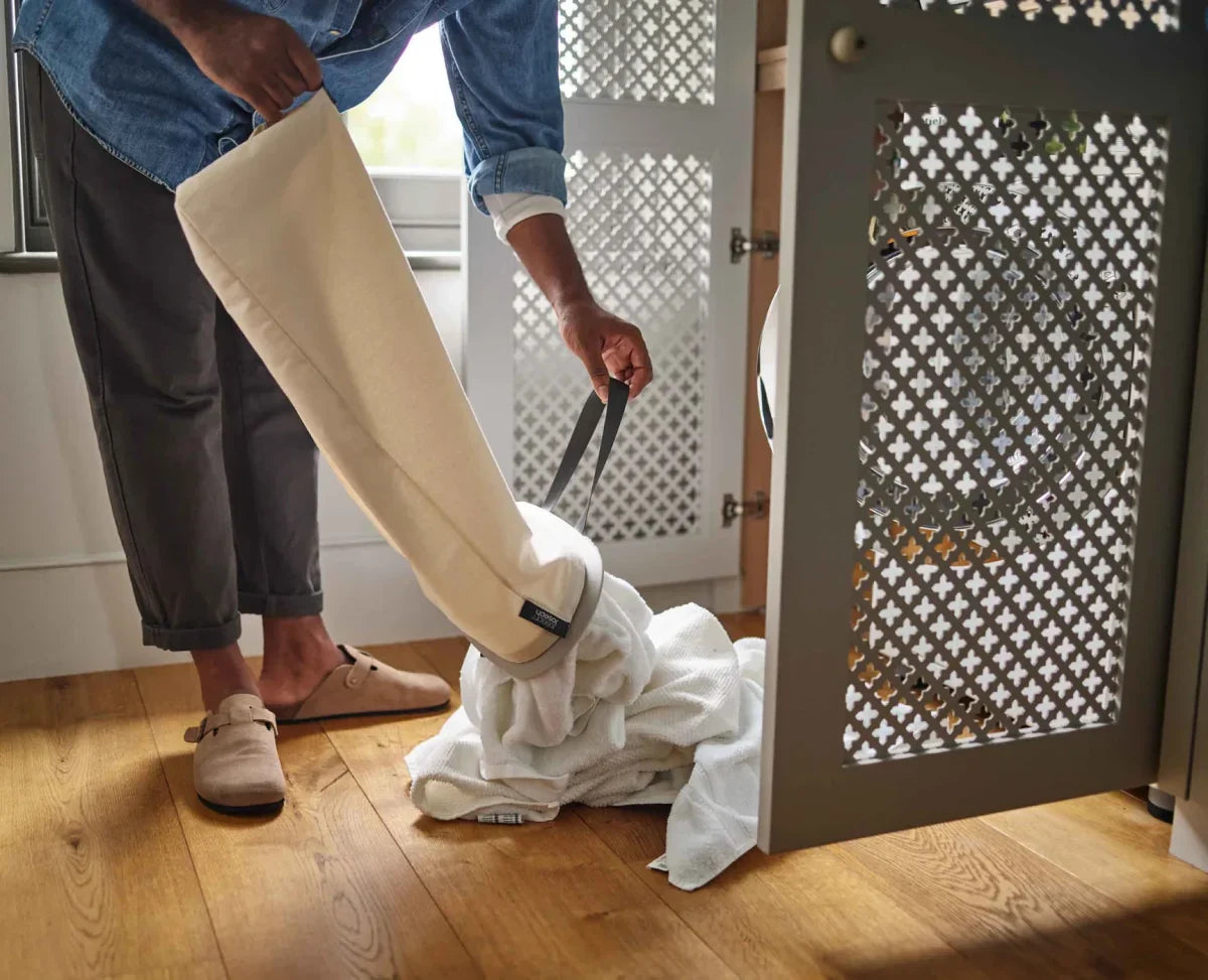 Joseph Joseph Tota 60L Laundry Separation Basket Ecru