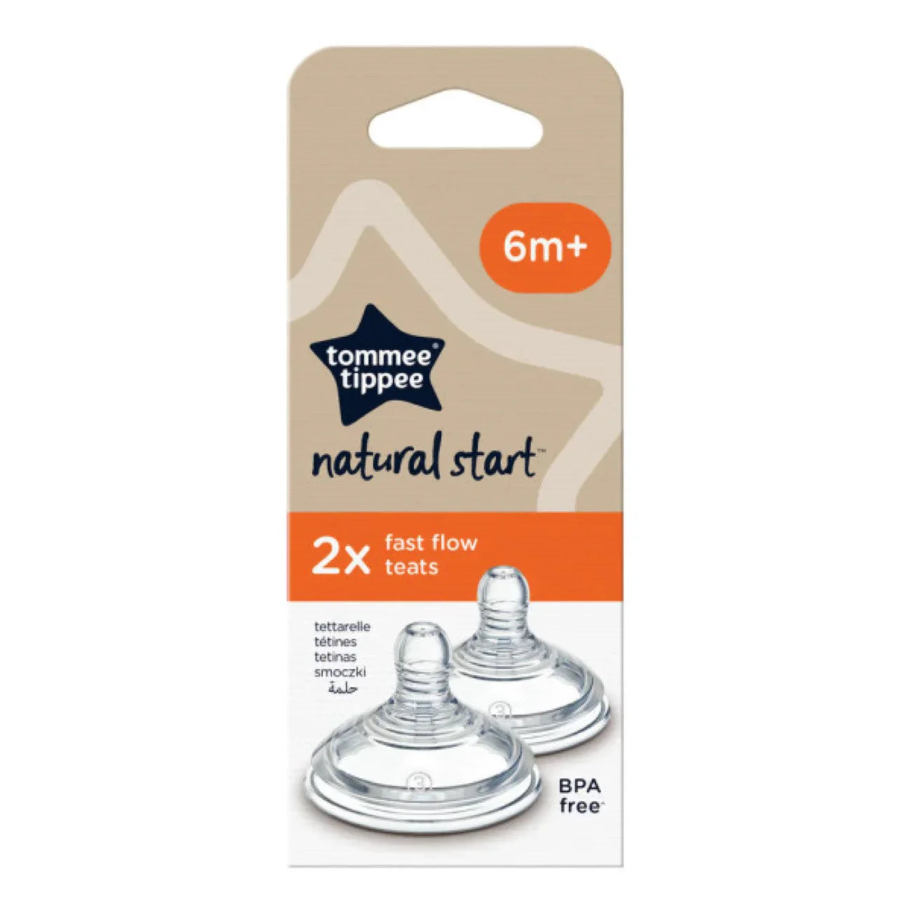 DrBrown's - Wide Neck Op+ Level 3 Nipples 6m+ , 2 Pack