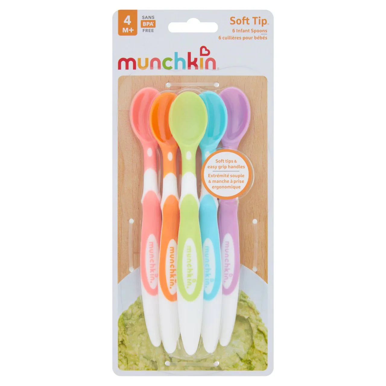 Munchkin - Set Soft Tip Infant Spoons - 6pcs
