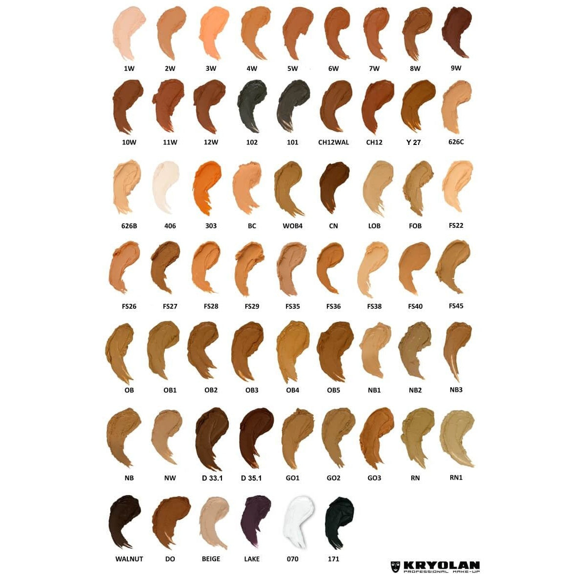 Kryolan TV Paint Stick NB3