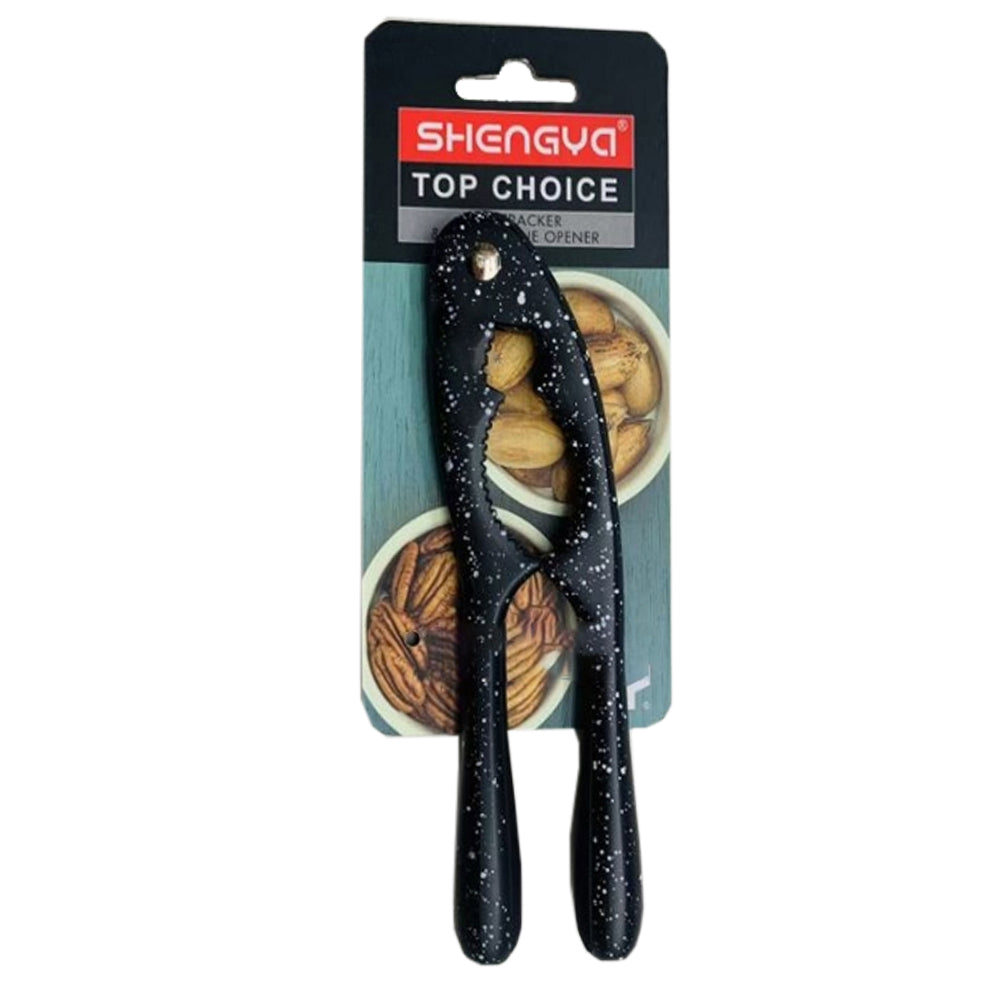 Premium Metal Corkscrew with Bottle Opener Black Granite