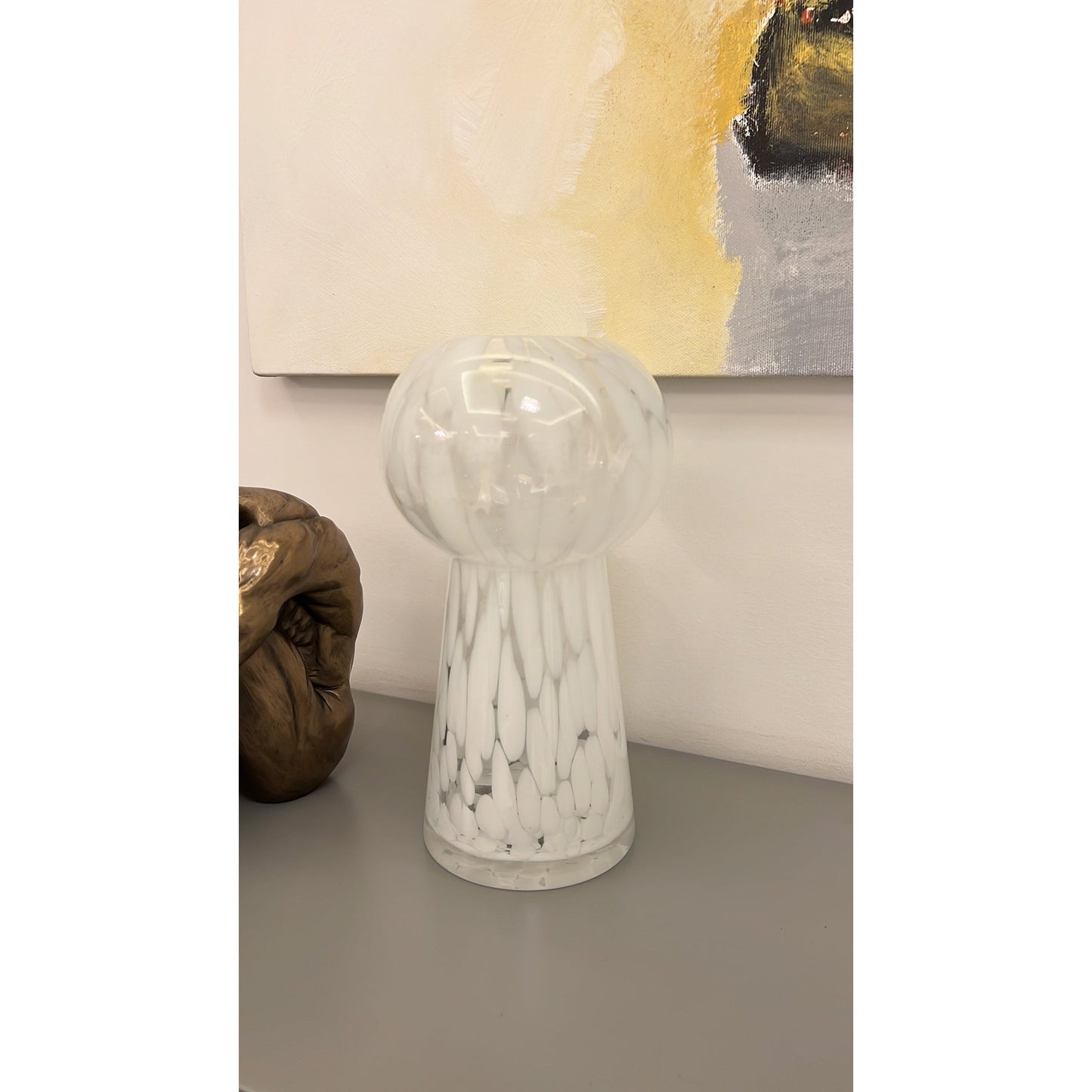 Mushroom Glass Vase