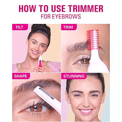 Veet - Waterproof Electric Trimmer for Women, Sensitive Touch, Compact Design