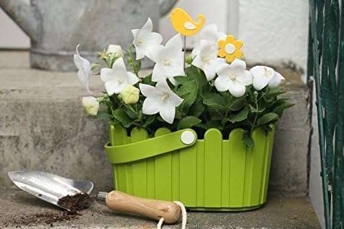 Emsa 513924 Flower Pot- basket, country House Style- 28 x 18 cm -White