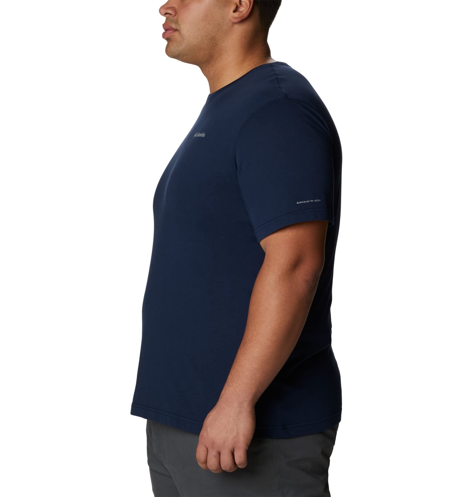 Columbia Mens Thistletown Hills Short Sleeve T-Shirt, Collegiate Navy Heather, Medium - Medaid International
