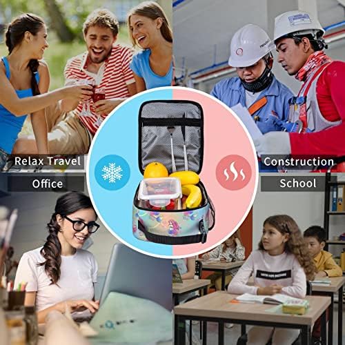 صندوق غداء بتصميم حورية البحر للاطفال والبنات من كويسر، حقيبة غداء حرارية لطيفة ومبردة للمدرسة|B09VPKN4LQ