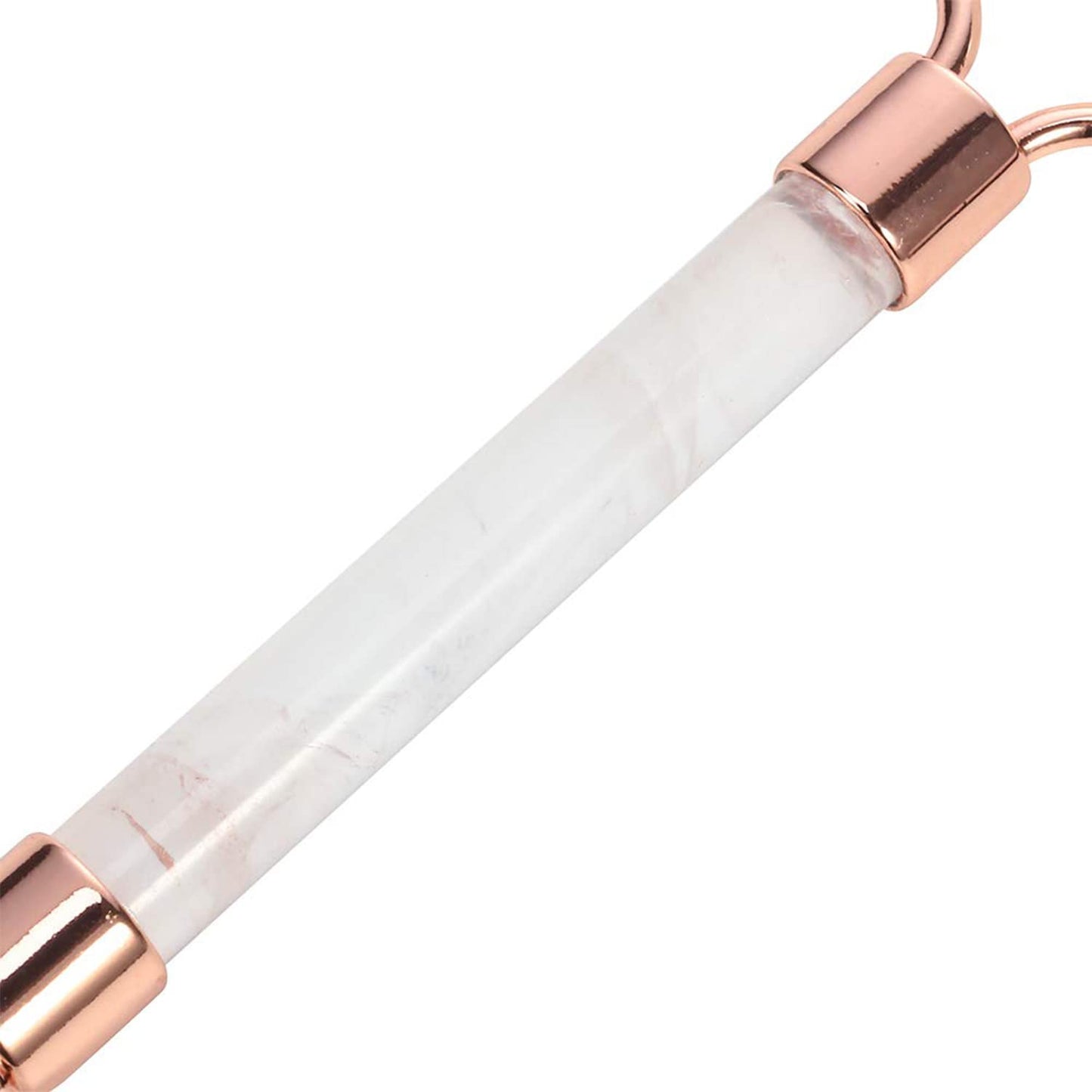 C CRYSTAL LEMON White Natural Face Roller, Jade Gua Sha Sculptor for Aging Wrinkles and Puffiness - Natural White Facial Roller Guasha Tool - Premium Jade Face Roller Cold Roller for Face - Medaid International