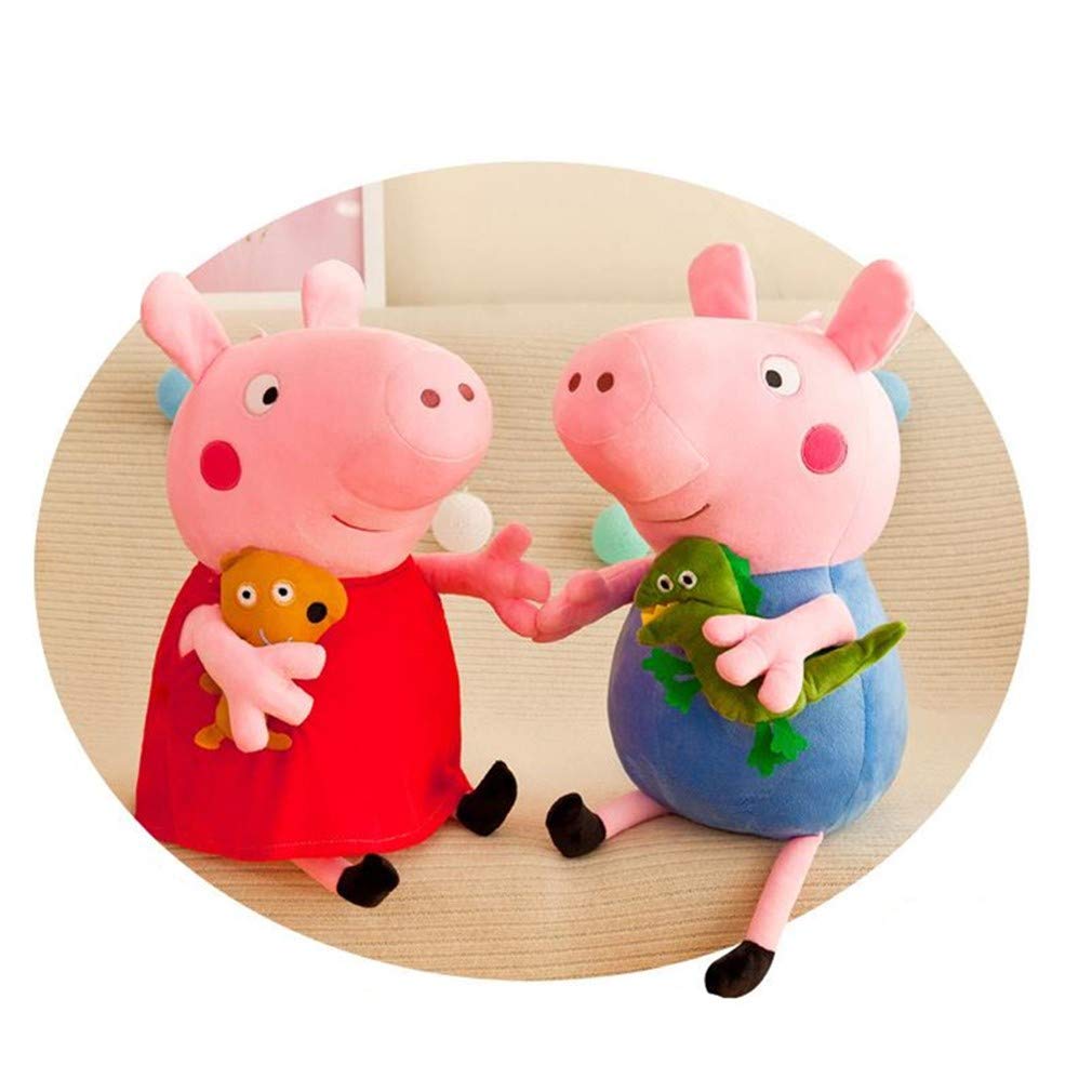 AM ANNA 4Pcs/set Peppa Pig Stuffed Plush Toy 25/30cm Peppa George Pig Family Party Dolls Toys Animal Plush Toys