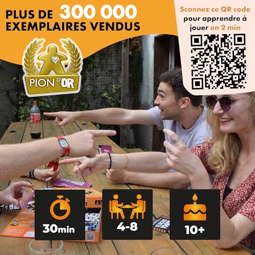 ATM Gaming - Little Secret Board Game - In French - Fun Party Game for Family Nights, Bluffing Strategy, Ages 10+