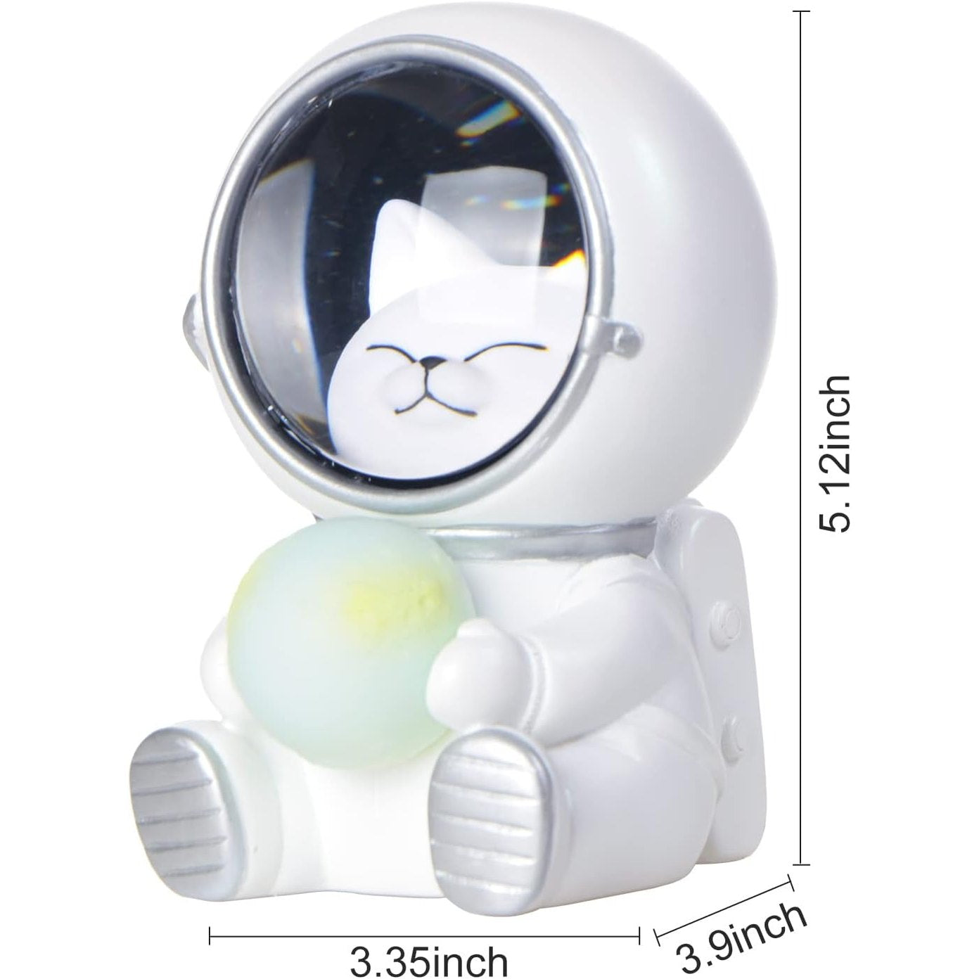 Cute Spaceman LED Night Light Nursery Astronaut Moon Lamps Galaxy