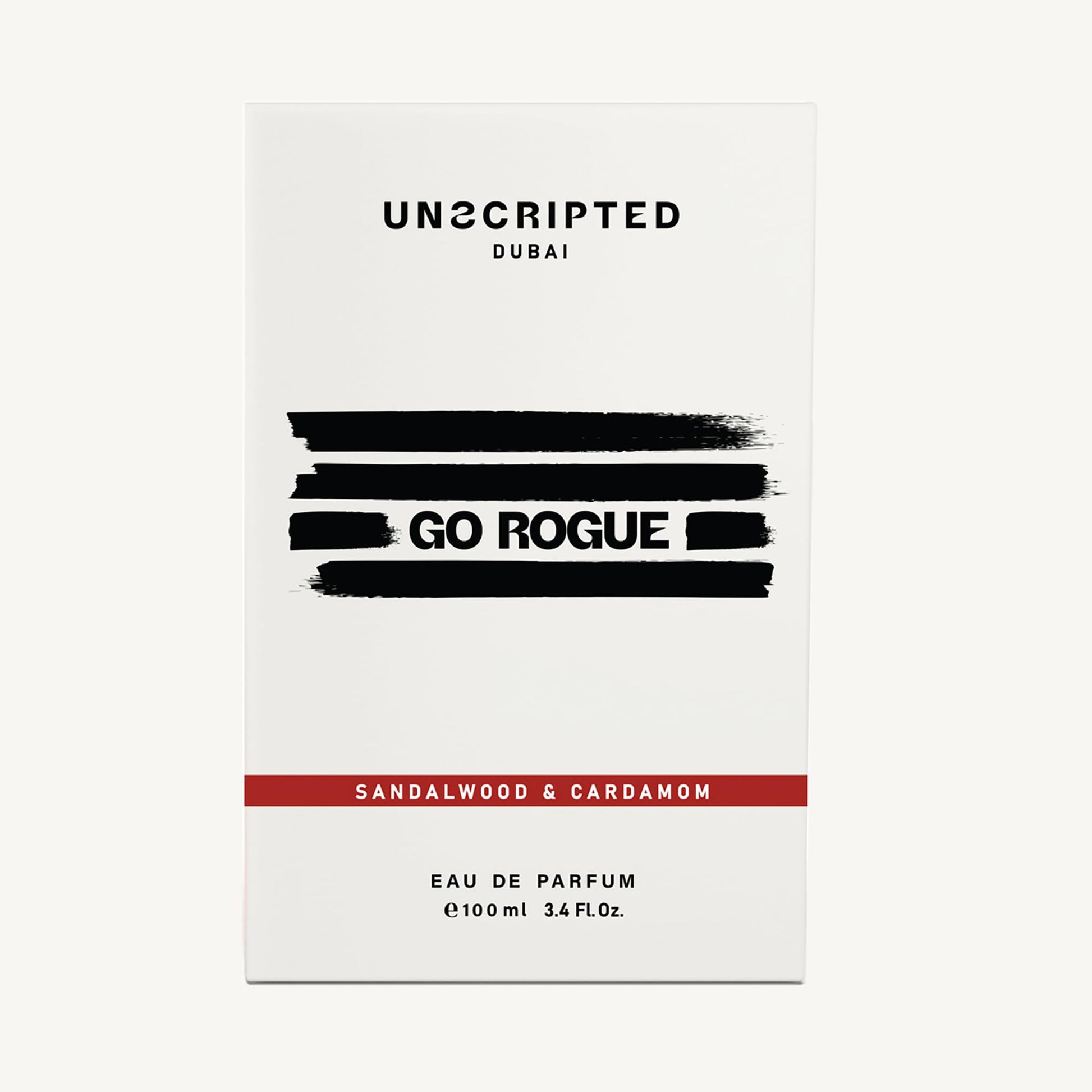 Unscripted. Go Rogue - Bold and Unique Perfume for Men - Long-Lasting Men Perfume with Cardamom, Sandalwood and Vetiver for Free Spirits - 3.4 oz - Medaid International