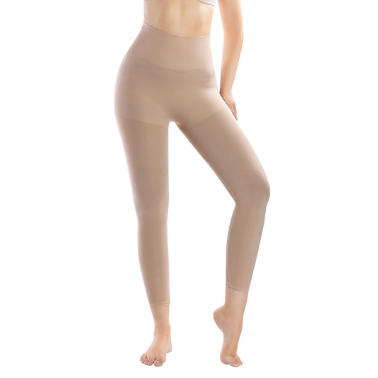 '+MD Shapewear for Women Tummy Control Seamless High Waisted Light Compression Footless Tights Leggings Body Shaper for HIPS and Thighs (Medium,Sienna) - Medaid International