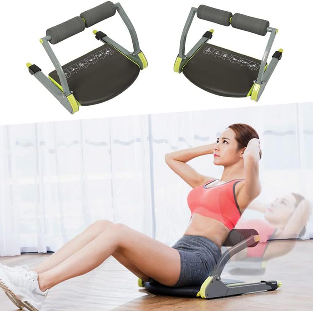 6-in-1 Home Workout Station – Push-Up & Abs Trainer with Massage Support
