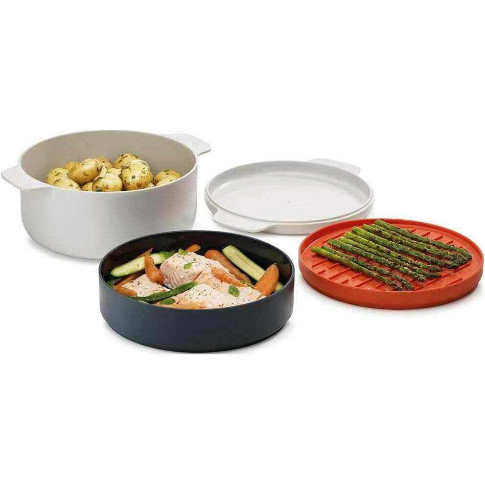 M-Cuisine‚Ñ¢ 4-piece Microwave Cooking Set - Medaid International