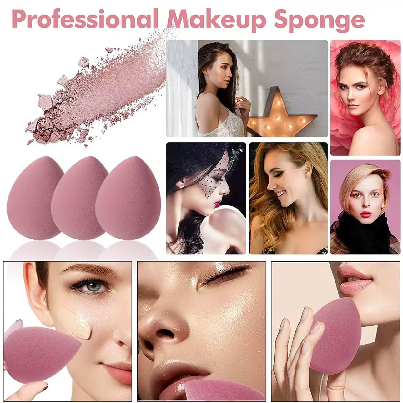 Face Makeup Blender Sponges – 8pcs