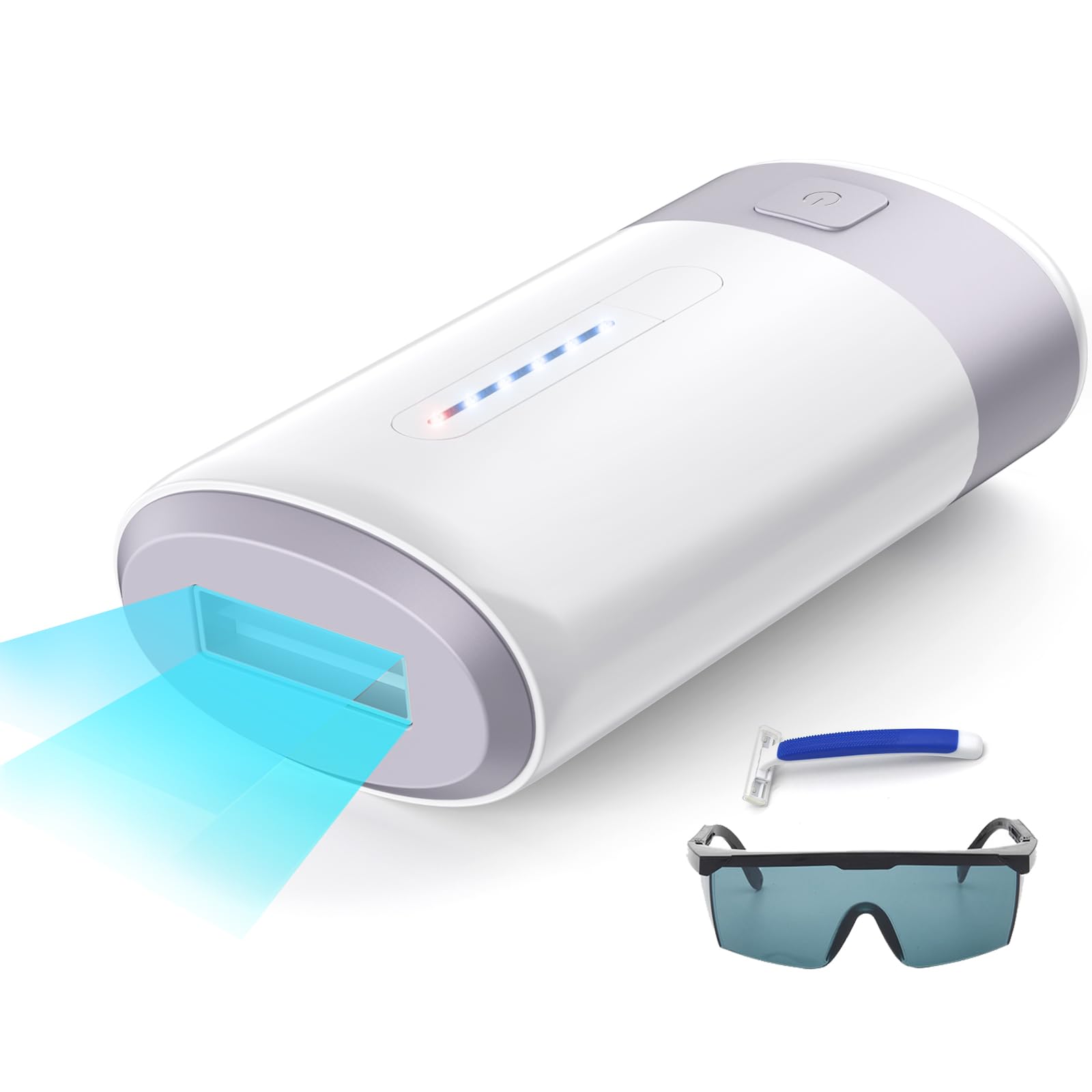 Laser Hair Removal for Women Men Permanent IPL Hair Remover Device for Home Use with 5 Levels Mini Painless Use for Body & Face, Corded - Medaid International