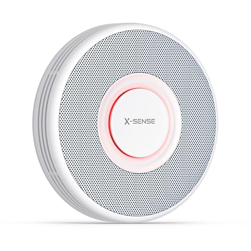 X-Sense - Smart Wi-Fi Smoke Detector with Voice Alerts & 17 Locations