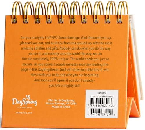 Mighty Kids: 366 Bible Verses & Mini Devos - An Inspirational DaySpring DayBrightener - Perpetual Calendar - Medaid International