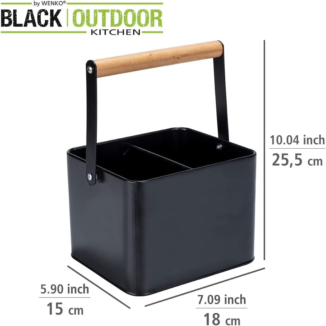 WENKO Baco utensil storage basket