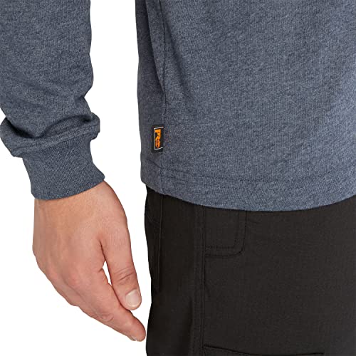 Timberland PRO Men's Core Logo Long-Sleeve T-Shirt, Black Iris Heather, Extra Large - Medaid International