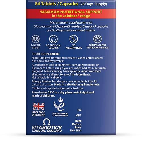 Vitabiotics Jointace Max Tablets - 84 Tablets - Medaid International
