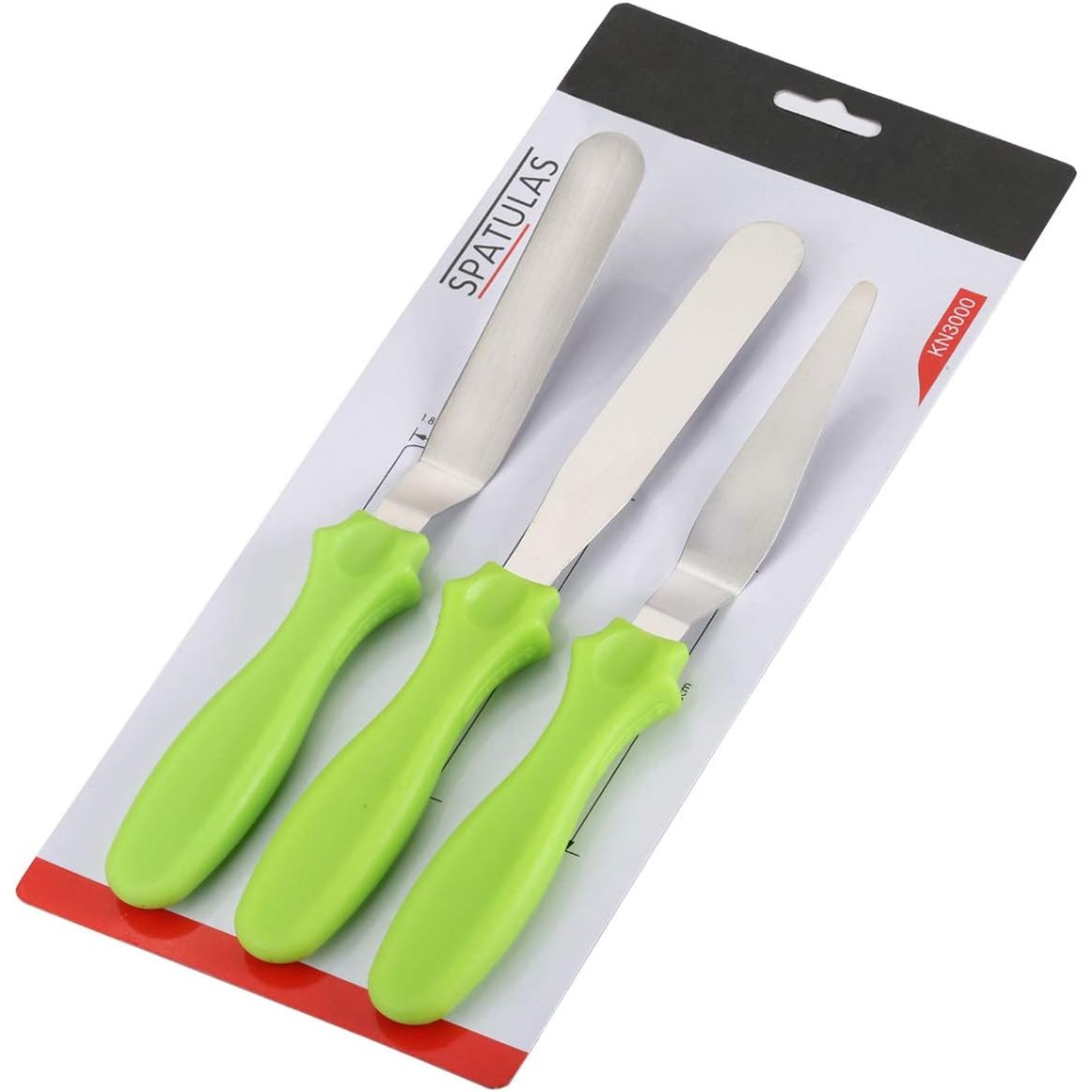 3 in 1 Multi Function Stainless Steel Cake Icing Spatula Set | Decorating Tools Knife Cream Frosting