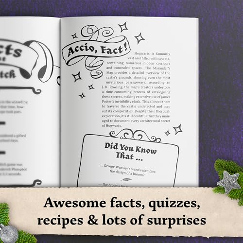 Awesome Facts for Potter Fans: The Unofficial Advent Calendar: Incredible Facts, Trivia Games, Recipes & Lots of Surprises | 25 + 6 Days Full of Magic (Activity & Trivia Book) - Medaid International