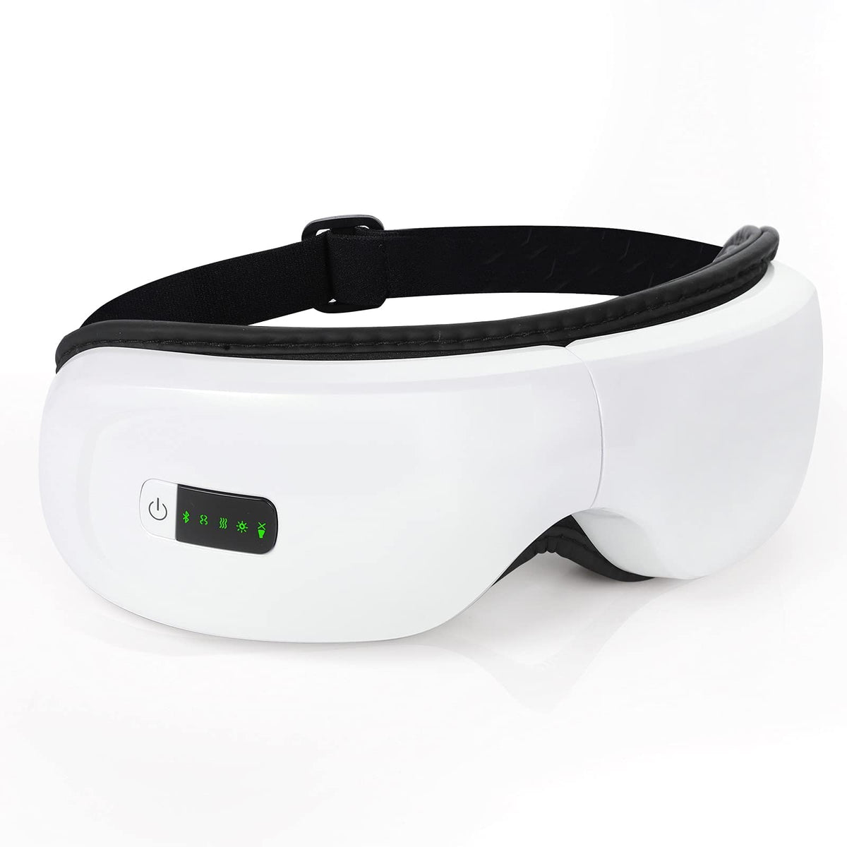 KASTWAVE Eye Massager with Heat,Bluetooth Music Rechargeable Eye Heat Massager,Acupoints Point Eye Massage,Relax and Reduce Eye Strain Dark Circles Eye Bags Dry Eye-White