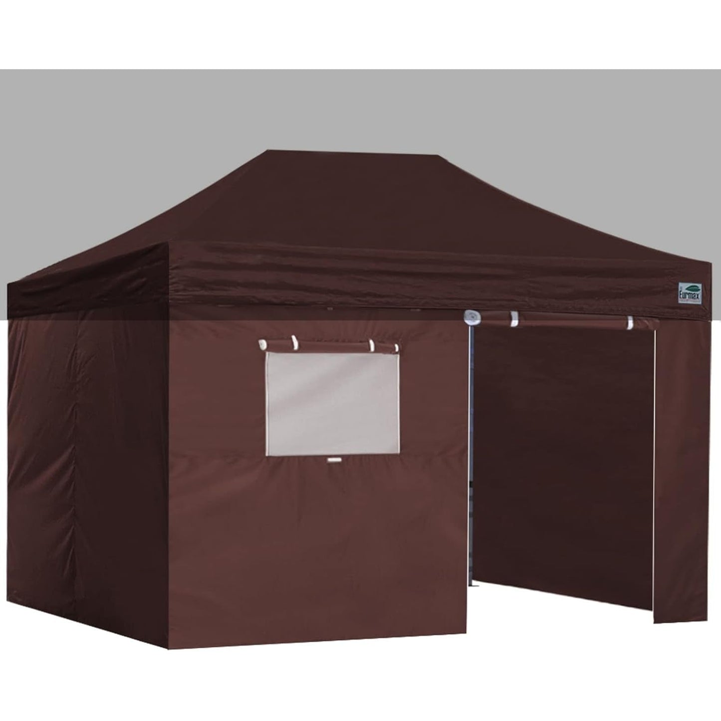 Eurmax USA Full Zippered Walls for 10 x 20 Easy Pop Up Canopy Tent,Enclosure Sidewall Kit with Roller Up Mesh Window and Door 4 Walls ONLY,NOT Including Frame and Top（White） - Medaid International