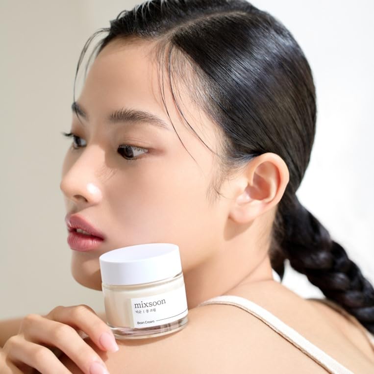 mixsoon Bean Cream - Intensive Moisture Face Cream For Smooth, Nourished Skin, Pore & Sebum Care - Korean Skincare For Glass Skin - Non-stick (1.69 fl.oz / 50ml) - Medaid International