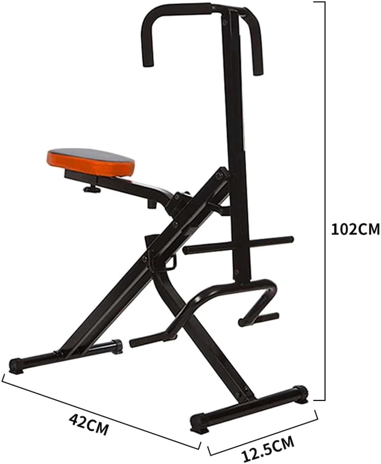 Foldable Full-Body Squat & Ride Trainer – 4-in-1 Home Fitness Machine for Legs, Hips, and Core