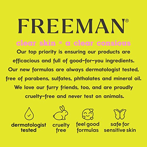 Freeman Exotic Blends Facial Mask 4 Piece Set, Peel-Off & Jelly Masks, Cleansing, Pore-Clearing & Hydrating Facial Masks, For All Skin Types, Includes Silicone Mask Brush, Vegan & Cruelty-Free - Medaid International