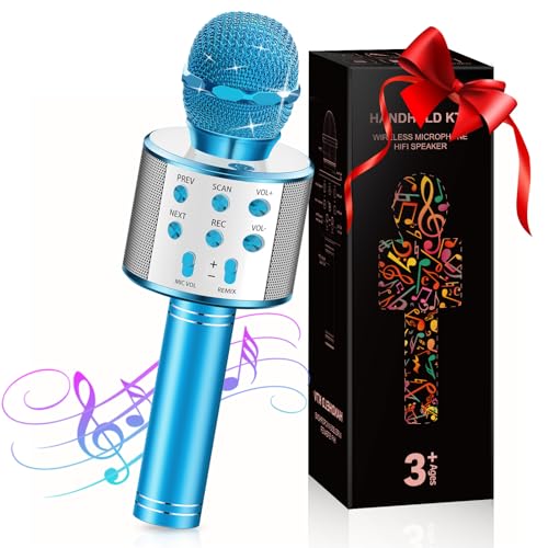 GeschenPark - Wireless Microphone for Kids, High Sound Quality, Fun Karaoke Toy