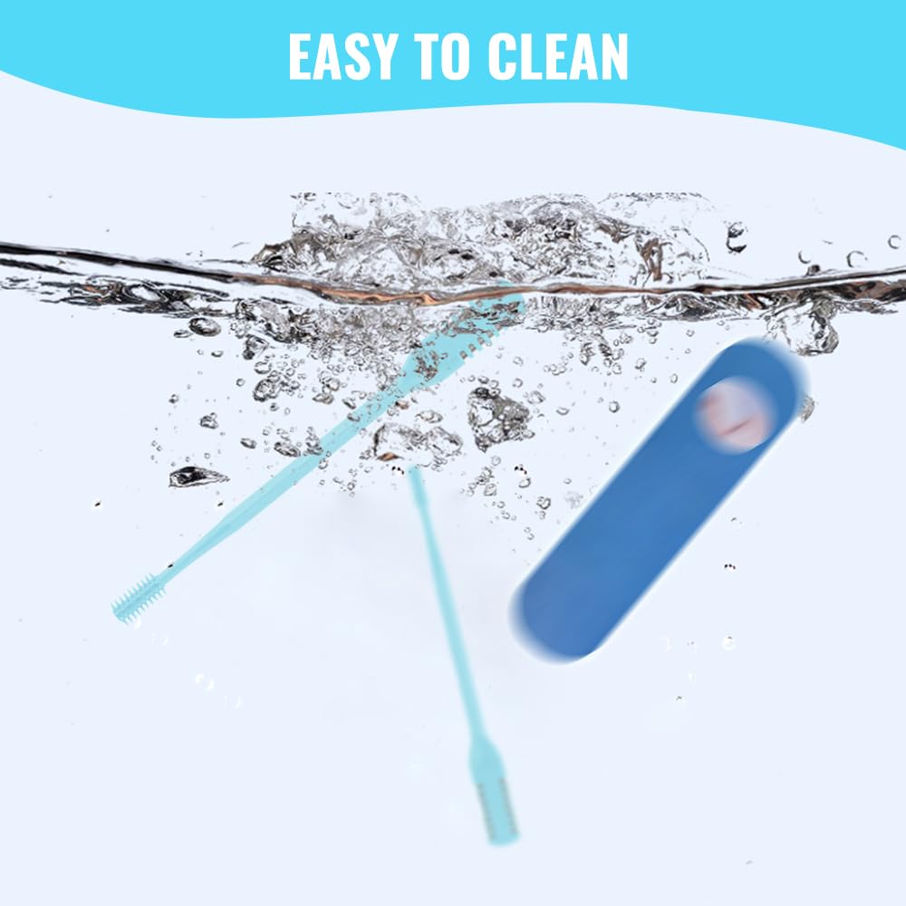 Medech 3PCS 2-in-1 Nose Hair Trimmer Nasal Hair Cutter for Women Men, 2025 Upgraded Manual 360° Rotating Nostril Hair Removal Tool Double Sided Nose Hair Blade,Travel Essentials (Apricot, 3pcs) - Medaid International