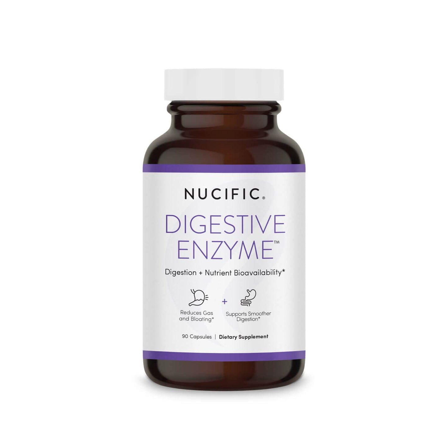Nucific Digestive Enzyme Supplement to Support Digestion and Nutrient Bioavailability, 90 Count - Medaid International