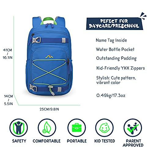 Mountaintop - Lightweight Kids Backpack for School, Durable Polyester, Fun Design