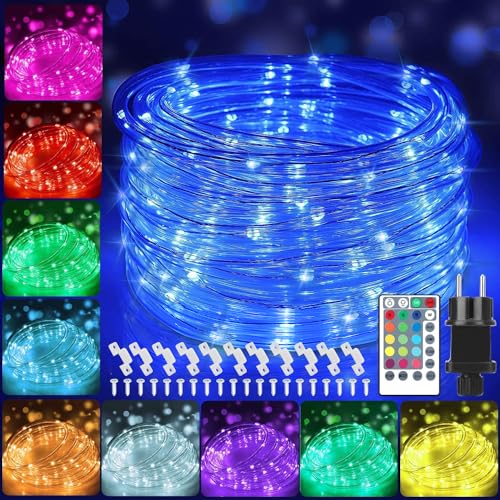 Starryever - Colourful LED Copper Wire Fairy Lights, 16 Colours, 132 Modes, Waterproof