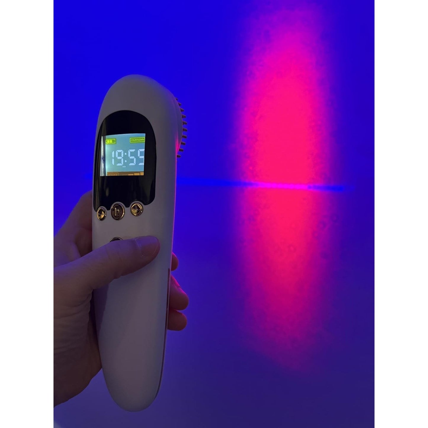Red Light Therapy Device Wand, Near Infrared Light Therapy for Pain Relief, 650nm Red Light Therapy for Muscle & 808nm NIR for Joint, Handheld Infrared Therapy for Knee, Shoulder, Dog, Cat, Horse - Medaid International